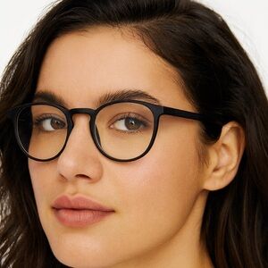 Feiyoco Blue Lightweight Round Frame Eyeglasses – Unisex Fashion Glasses